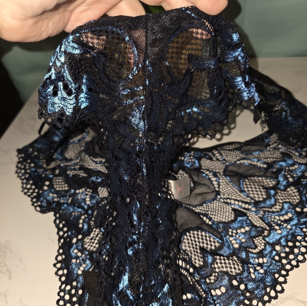 Knotty Knickers Sheer Lace Bikini Panties Size XXL NWOT - Picture 2 of 8
